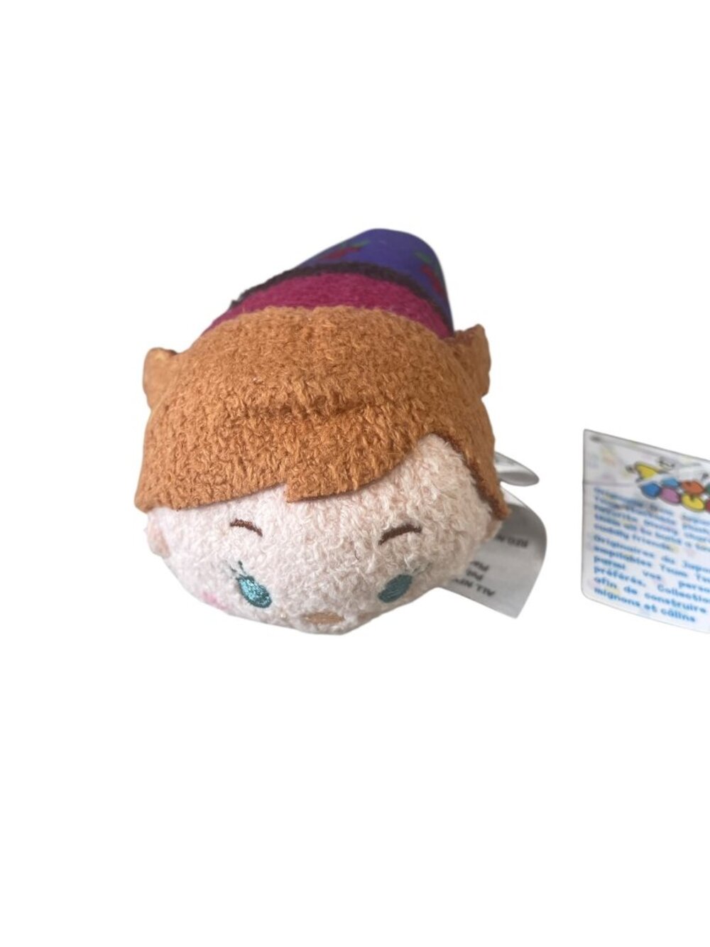 Disney Parks Frozen Anna Tsum Tsum Mini‎ Plush Stackable Coronation Dress Tag